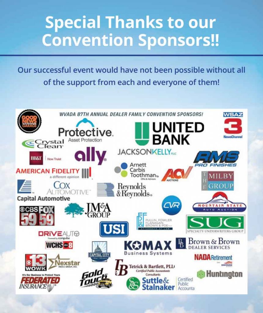 87th Annual Dealer Family Convention Sponsors