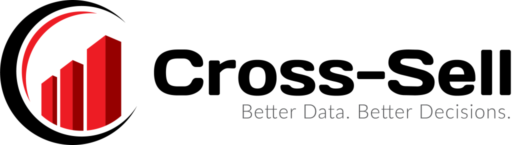 Cross-Sell Logo. Tagline: Better Data. Better Decisions.